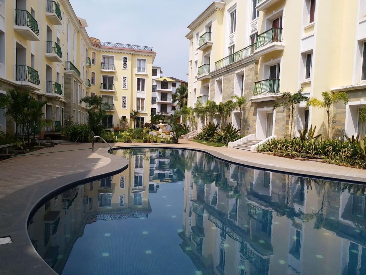 Areia De Goa, Comfort Stay Apartment Near Baga Beach Exterior foto